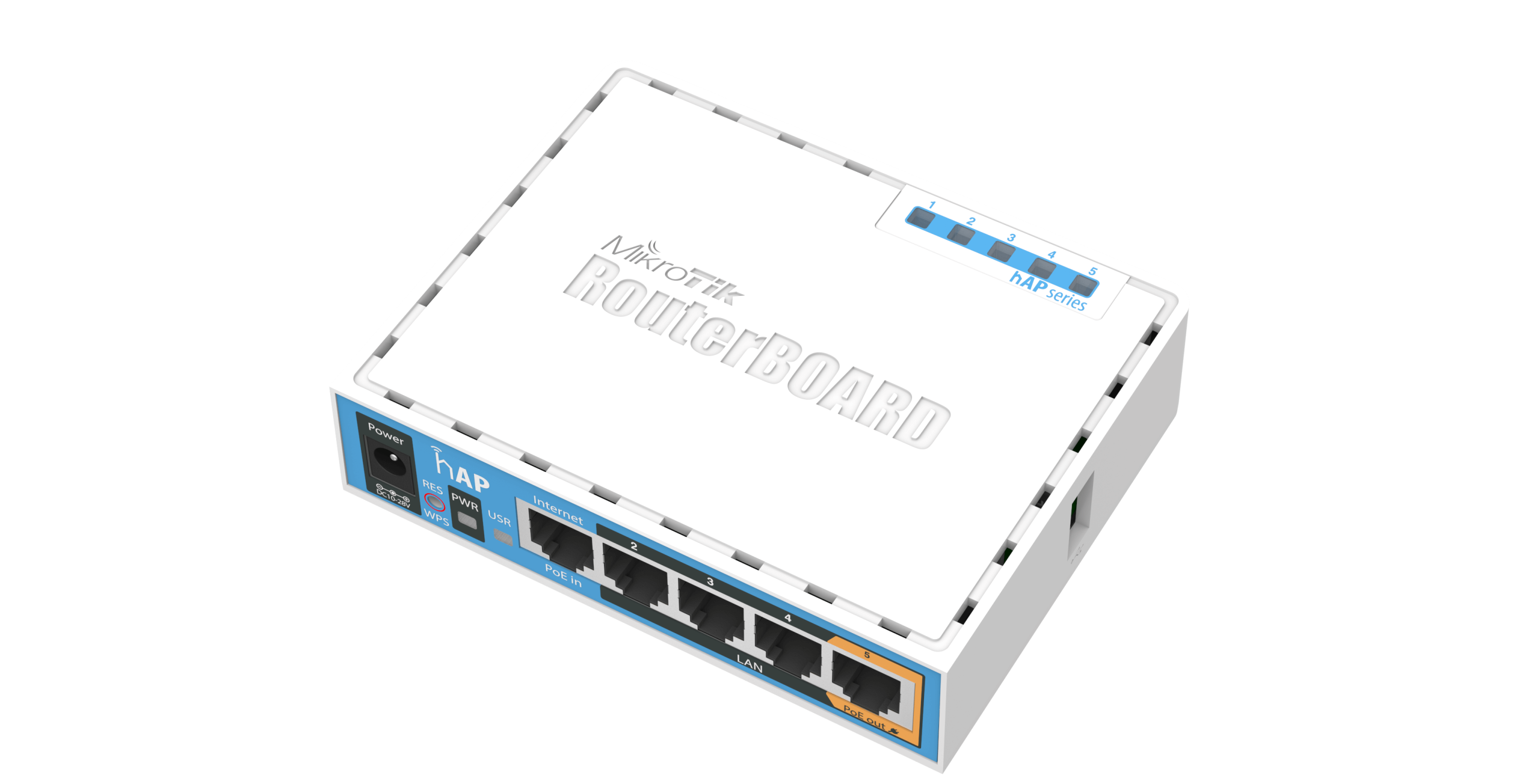 MikroTik hAP - 2.4GHz desktop Wi-Fi Router